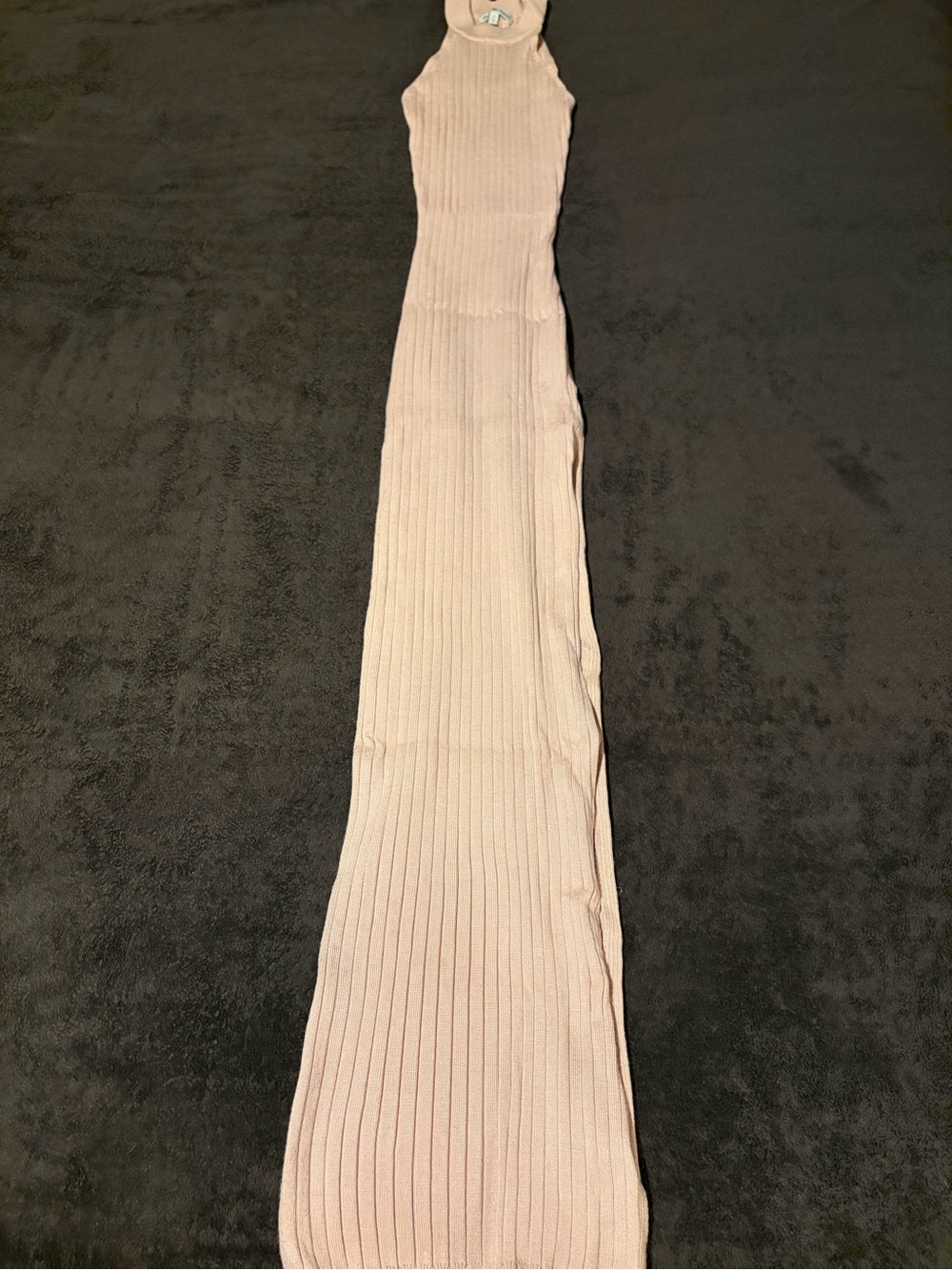 Charlotte Russe Blush Pink Long Stretch Dress